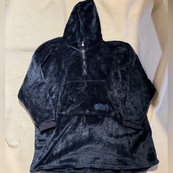 The Comfy Other - Cozy Navy Fleece Hoodie